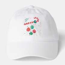 Cute Candy Cane and Christmas Ornaments Holiday.