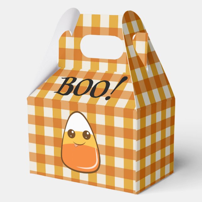 Cute candy corn favor boxes (Back)
