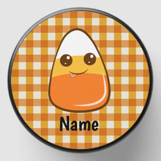 Cute candy corn mini candle favors