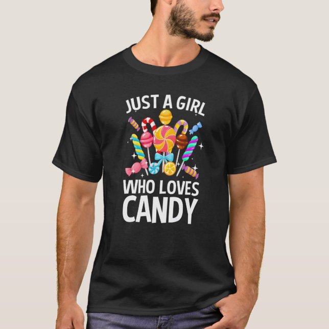 Cute Candy Girls Kids Lollipop Candies  Women T-Shirt (Front)