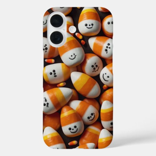 Cute Candy Halloween iPhone 16 Case