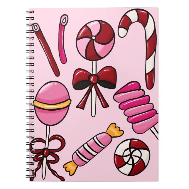 Cute Candy Notebook | Zazzle