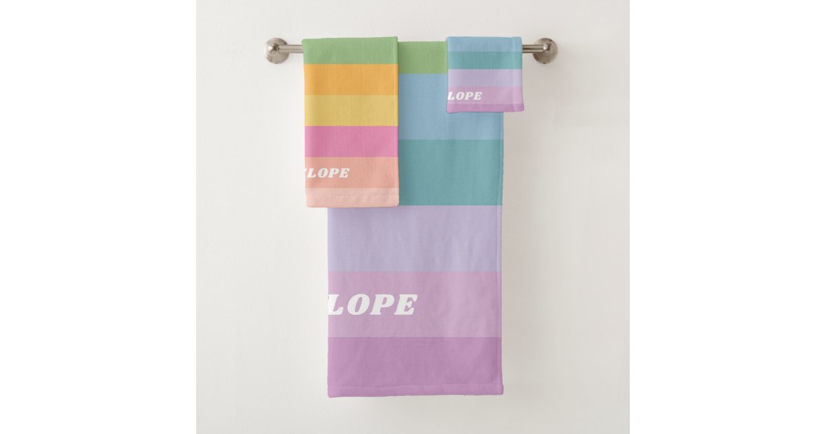 Playful Name Personalized 30x60 Bath Towel