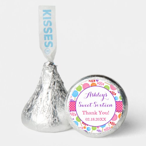 Cute Candy Sweet 16 Favors Hersheys Kisses
