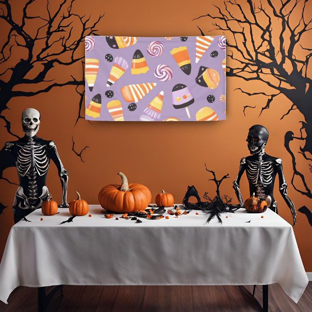 Cute Candycorn Pattern Banner (Creator Uploaded)