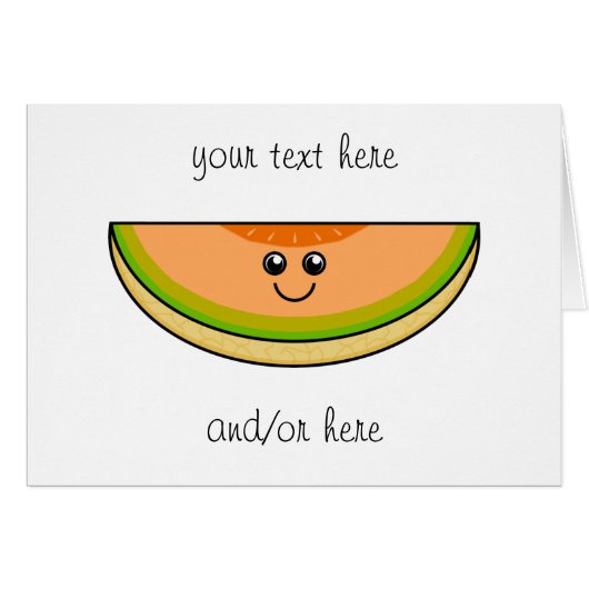 Cute Cantaloupe (Front Horizontal)