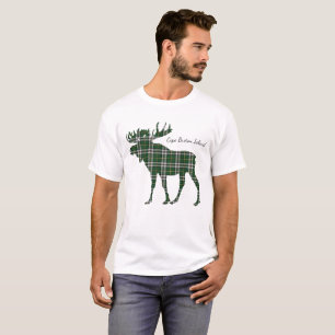 Cute Cape Breton Island moose tartan  shirt