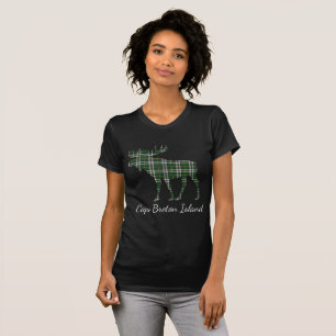 Cute Cape Breton Island moose tartan  shirt