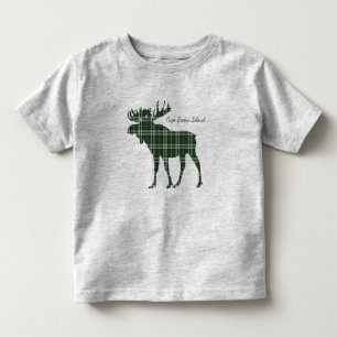 Cute Cape Breton Island moose tartan shirt