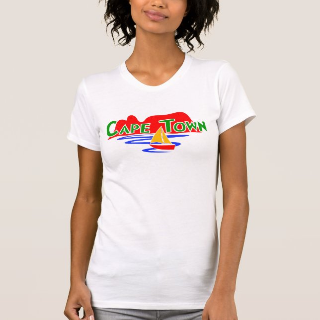 Cute Cape Town Ladies Customizable T-Shirt (Front)