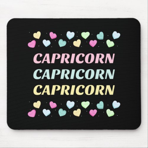cute capricorn zodiac mouse pad