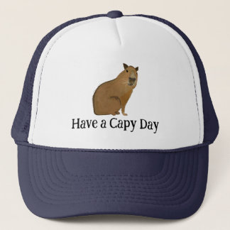 Cute Capybara Animal Lover Trucker Hat