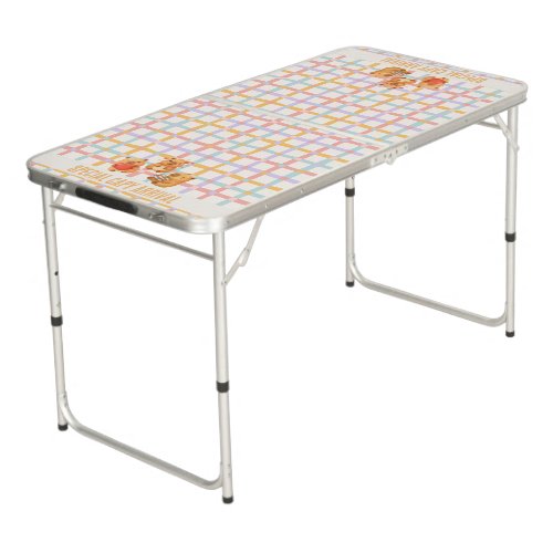 Cute Capybara Baby Shower Beer Pong Table