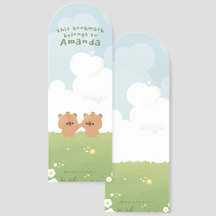 Cute Capybara Bookmarks