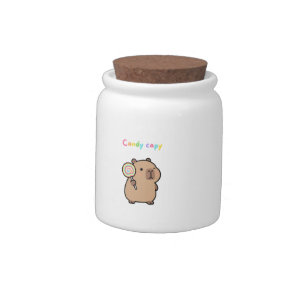 Cute Capybara Candy Jar – Candy Capy Sweet Treat H
