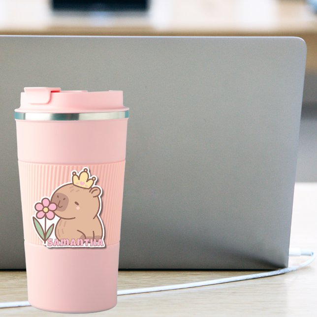 Cute Capybara Cartoon Kawaii Sticker (Creator Uploaded)