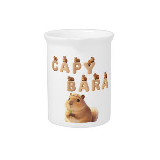 Cute Capybara Ceramic Mug, Fluffy Animal Coffee Cu Beverage Pitcher