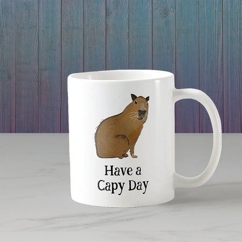 Cute Capybara Coffee Mug