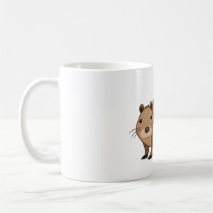 cute capybara coffee mug