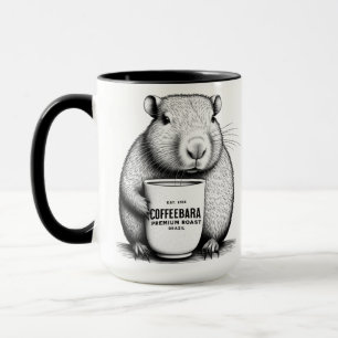 Cute Capybara Coffeebara Coffee Mug