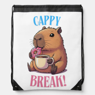 Cute Capybara Drawstring Bag | Funny Animal Lover
