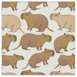 Cute Capybara Fabric