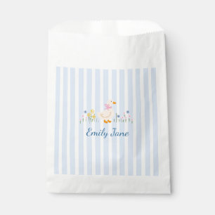 Cute Capybara Hot Air Balloon Baby Shower Favor Bag