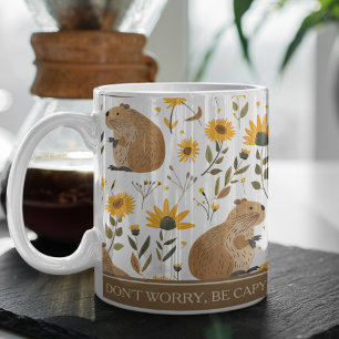 Cute Capybara Inspirational Coffee Mug