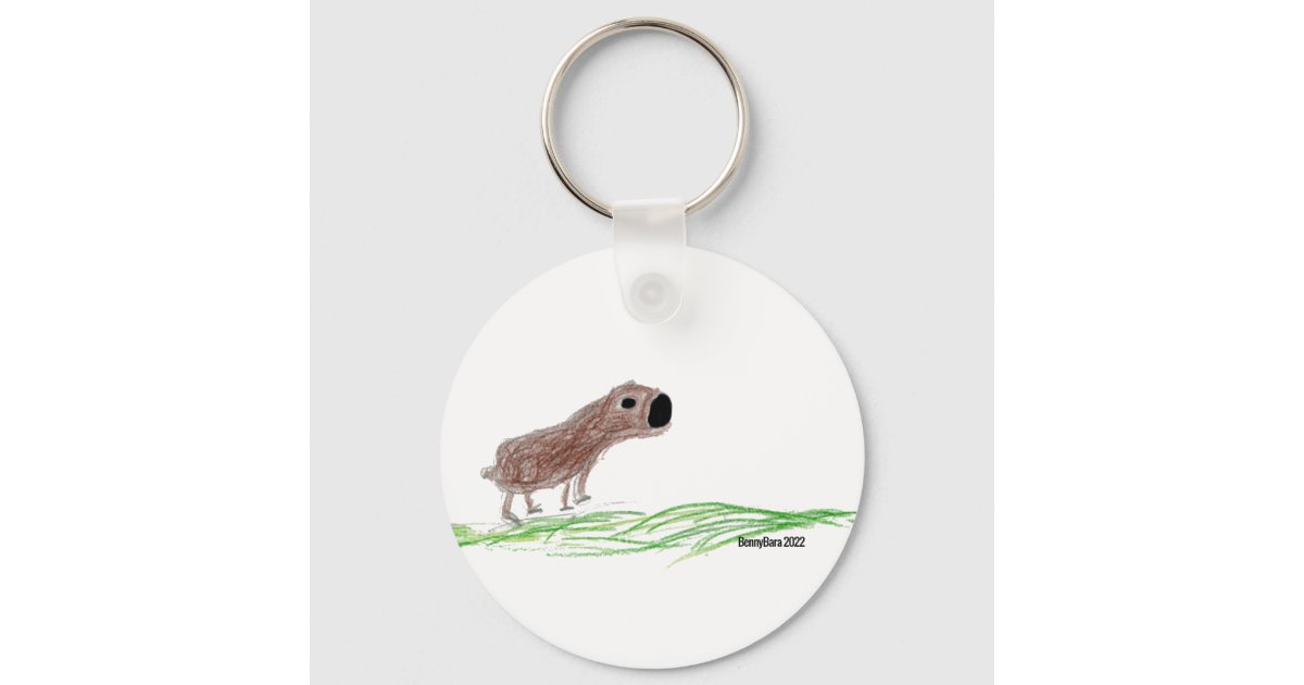 Cute Capybara Capybara Pictures Keychain Classic Keychain