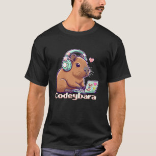 Cute Capybara Laptop Kawaii Capybaras Lover Geek G T-Shirt