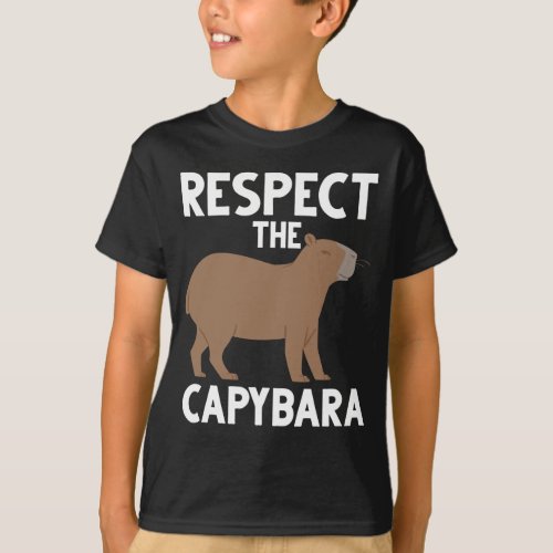 Cute Capybara Lover Animal Awareness T_Shirt