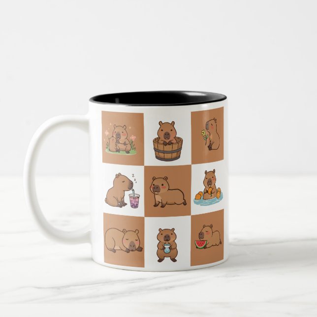 Cute Capybara Mug | Adorable Coffee & Tea Cup  (Left)