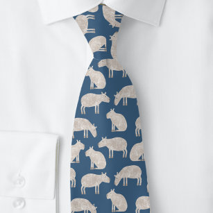 Cute Capybara Neck Tie