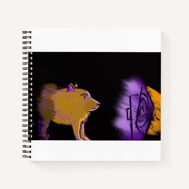 Cute capybara notebook  (Front)