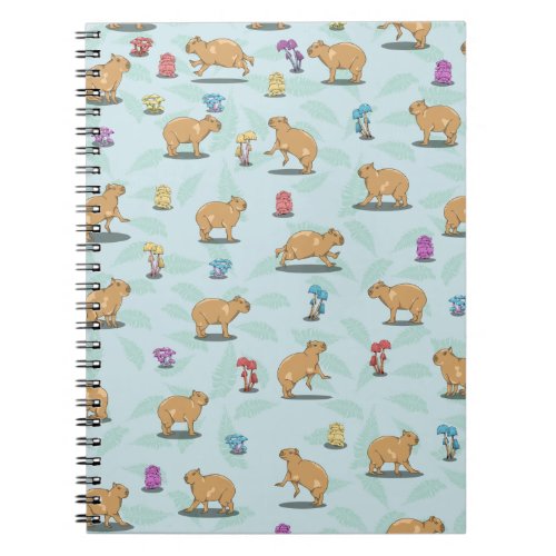 Cute capybara Pattern Notebook
