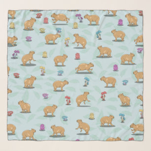 Cute capybara Pattern Scarf