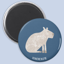 Cute Capybara Personalized Magnet