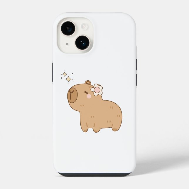 Cute Capybara Phone Case (Back)