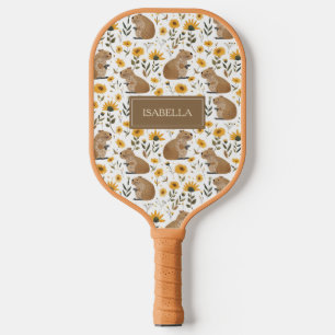 Cute Capybara Pickleball Paddle