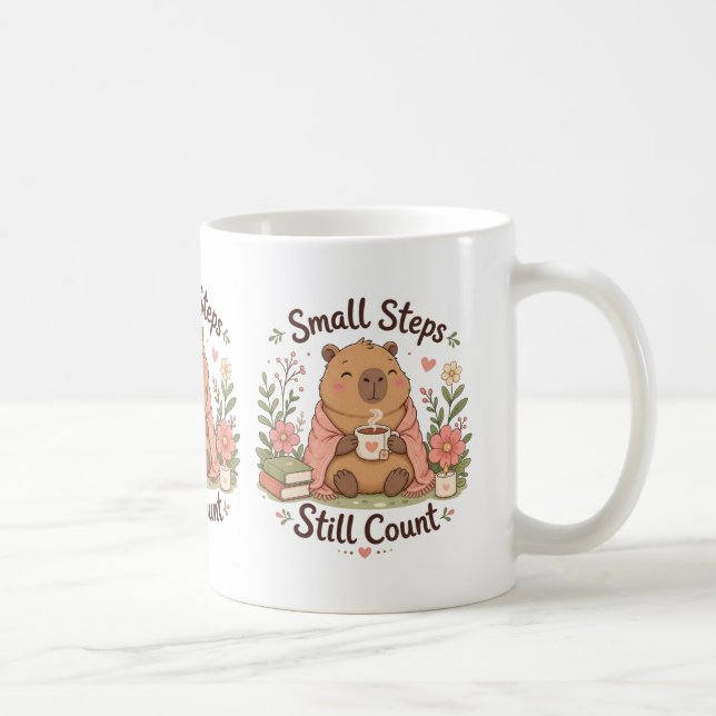 Cute Capybara Positive Quote Mug  (Right)