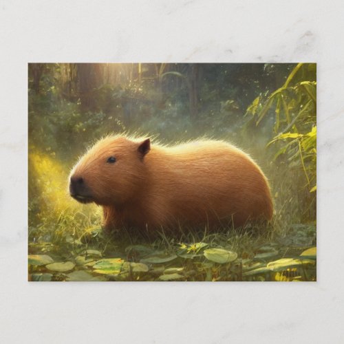 Cute Capybara Postcard