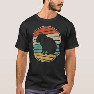 Cute Capybara Retro Vintage 70s 80s Capybara T-Shirt