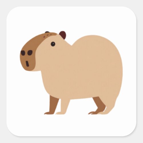 Cute Capybara Sticker