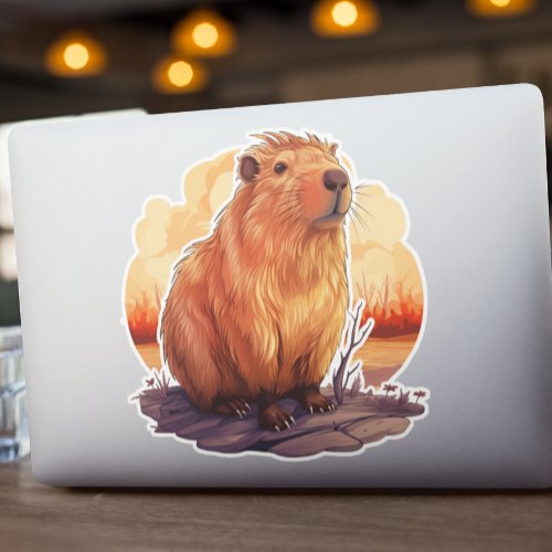 Cute Capybara  Sticker