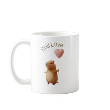 Cute Capybara Still Love Valentine Coffee Mug