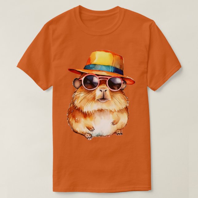 Cute Capybara T-Shirt (Design Front)
