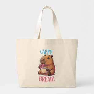 Cute Capybara Tote Bag   Funny Animal Lover Gift  