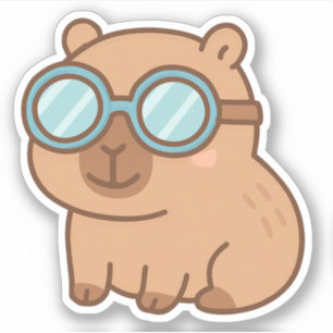 Cute Capybara Vinyl Stickers