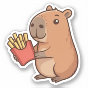 Cute Capybara Vinyl Stickers