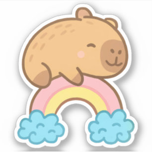 Cute Capybara Vinyl Stickers